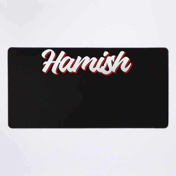 Item preview, Retro Hamish Name Label (Black) designed and sold by JESSICGALIS.