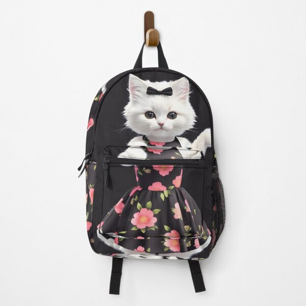 Item preview, Cat with flower dress - Modern digital art designed and sold by Ai-michiart.