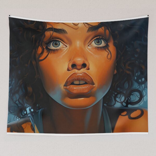 Item preview, Pop Art Black Woman Graphic Novel Style designed and sold by CaseLargo.