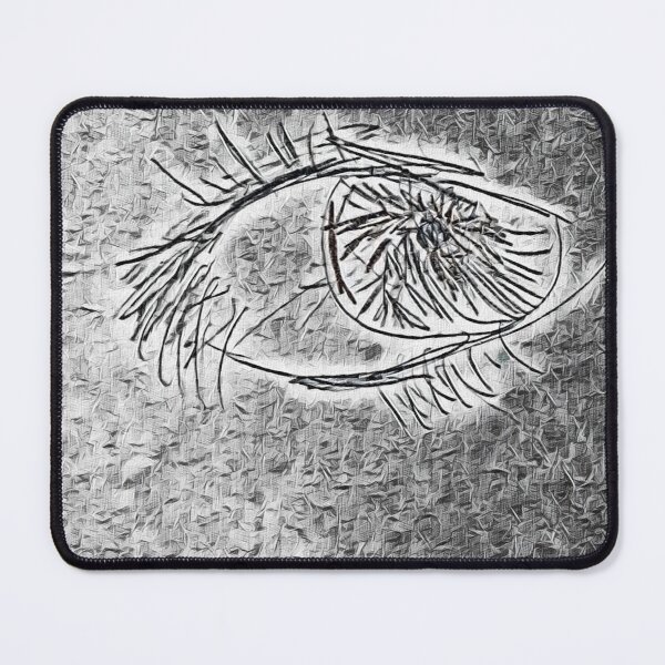 Item preview, Beautiful black and white eye fish illustrations background abstract designed and sold by Lillymagicart.