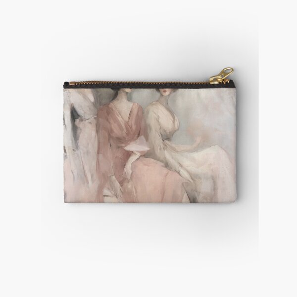 Item preview, Coquette aesthetic vintage painting of 3 sisters designed and sold by Coquette Art.
