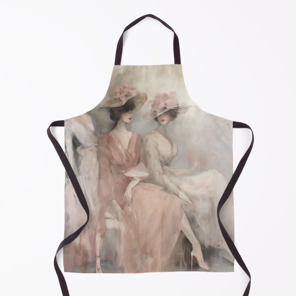 Item preview, Coquette aesthetic vintage painting of 3 sisters designed and sold by Coquette Art.