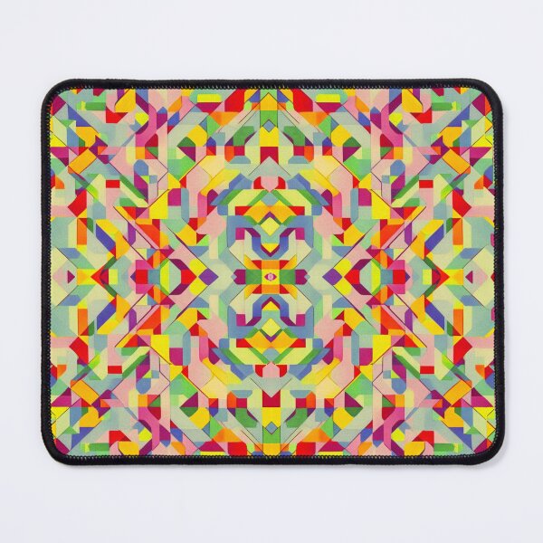 Item preview, Harmonious Fusion of Multicolored Squares designed and sold by run-rotee.