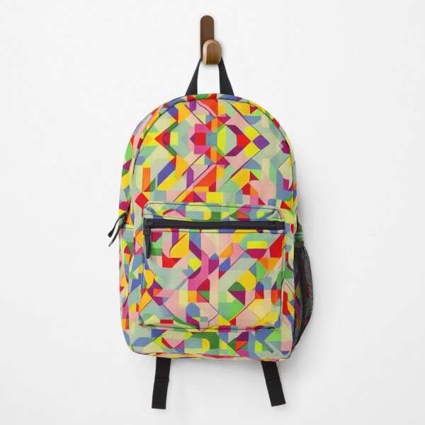 Item preview, Harmonious Fusion of Multicolored Squares designed and sold by run-rotee.