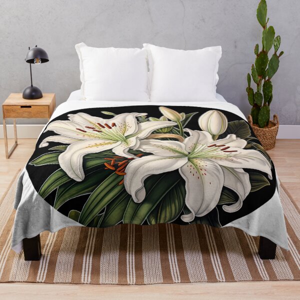 Item preview, Bouquet of beautiful white lilies designed and sold by abmkf.