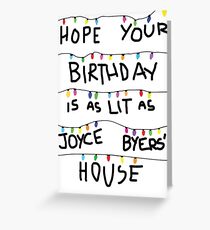 Tarjeta de felicitación Tarjeta de cumpleaños encendida (compre # 2 no esta)