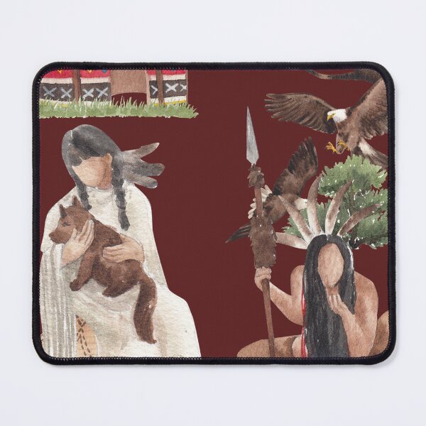 Item preview, Native American Couple designed and sold by soulfulprintss8.
