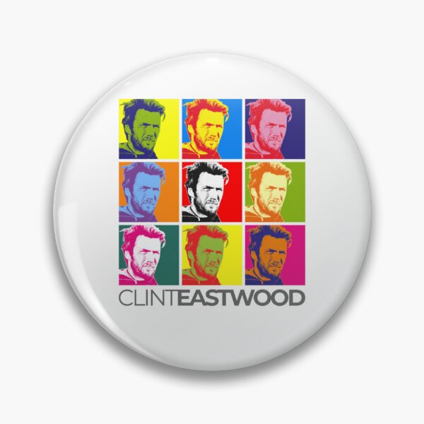 Item preview, Clint Eastwood pop-art portrait designed and sold by Designerble.