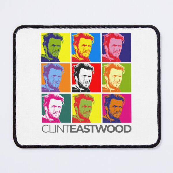 Item preview, Clint Eastwood pop-art portrait designed and sold by Designerble.