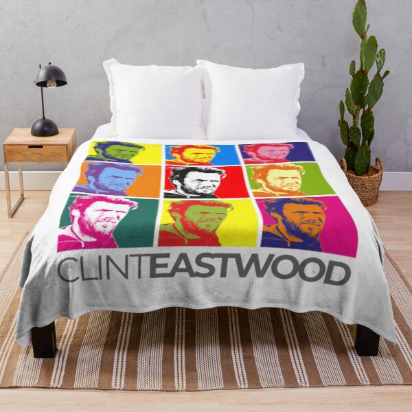 Item preview, Clint Eastwood pop-art portrait designed and sold by Designerble.