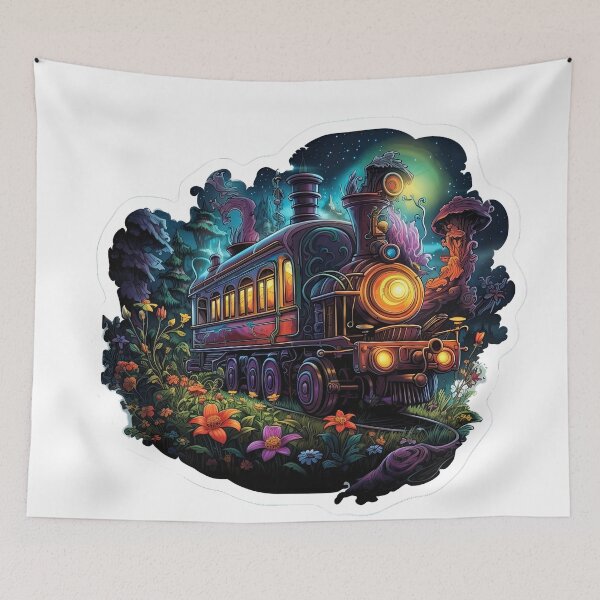 Item preview, Train in the dark forest designed and sold by abmkf.