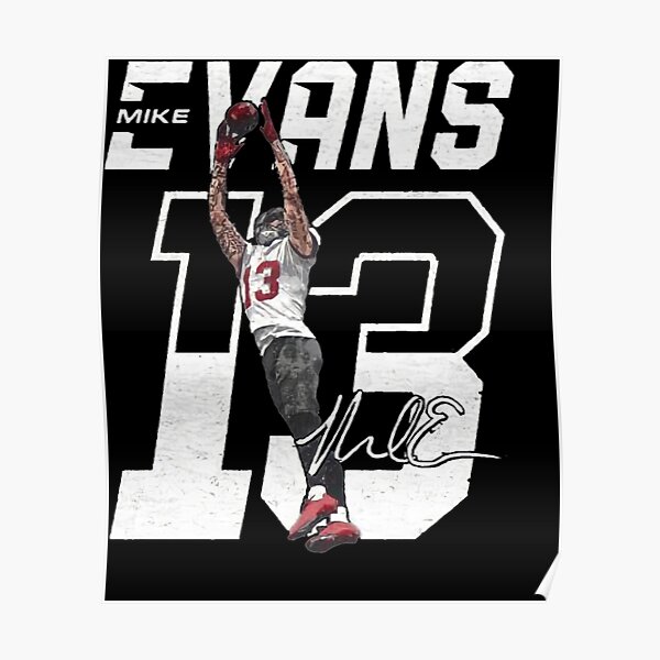 Mike Evans #13 Looks Back Sticker for Sale by SpeedyGoals