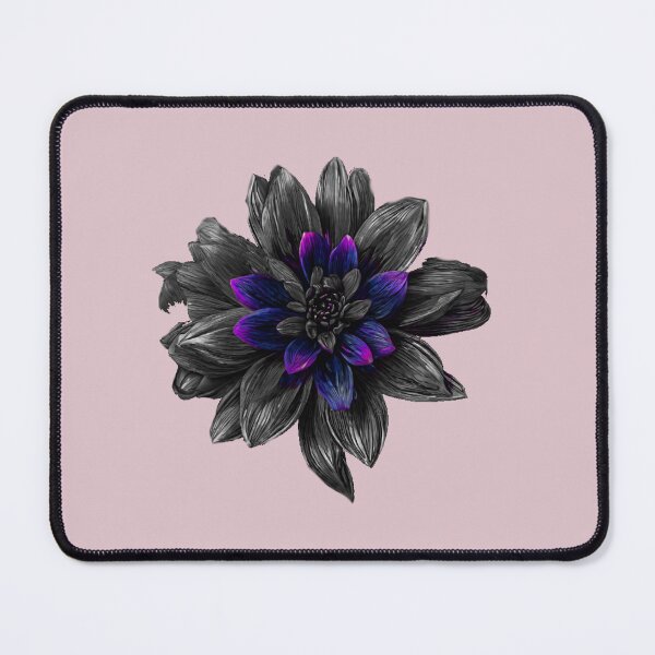 Item preview, Pastel Single Flower in Charcoal black & blue Mixed sketch Paint Pattern Design designed and sold by Md Rashid Hasan.