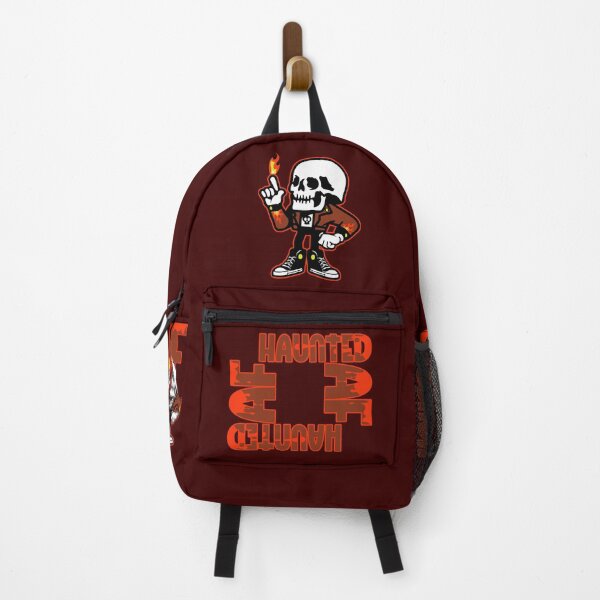 Item preview, Haunted AF Spooky Cartoon Skeleton Halloween Slogan designed and sold by CRHPOD20.