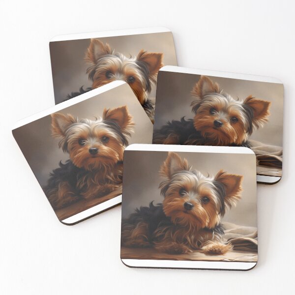 Item preview, yorkie looking at you designed and sold by DanieWoods.