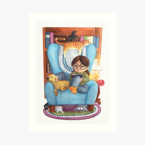 Pet-owner Art Print