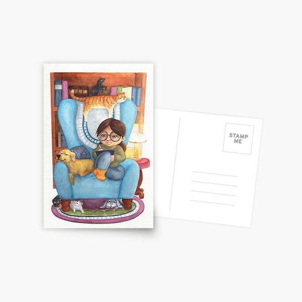 Pet-owner Postcard
