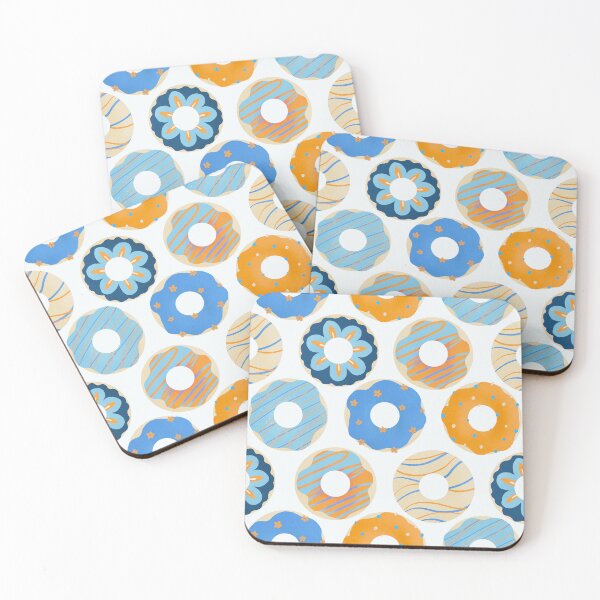 Item preview, Blue and orange donuts designed and sold by Home Cyn Home.