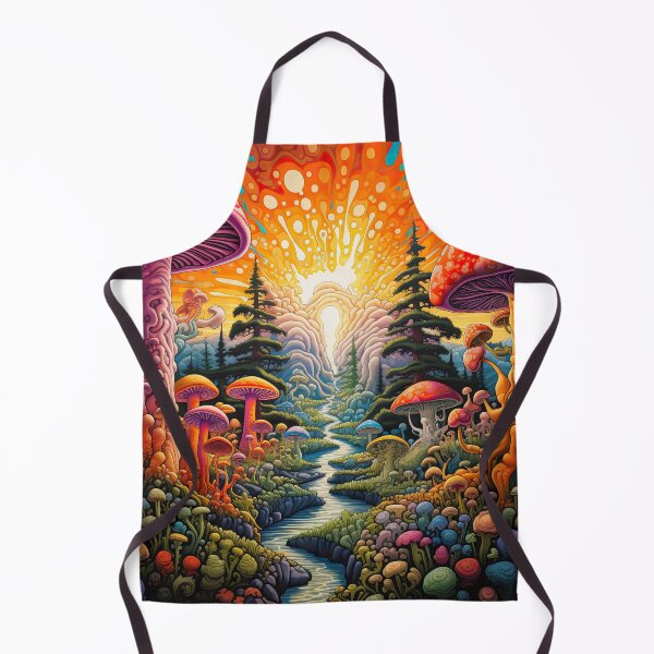 Item preview, Trippy Psychedelic Sunset Mushroom art designed and sold by jaredmcwhae.
