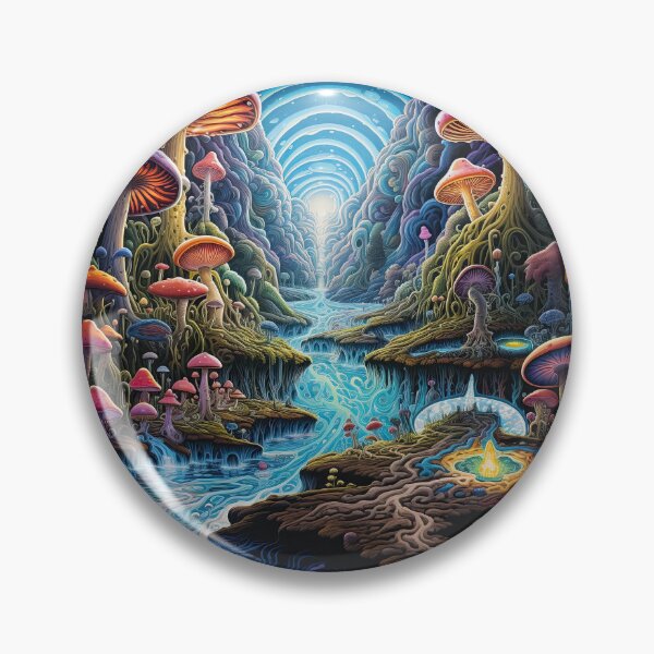 Item preview, Trippy Water Mushroom art designed and sold by jaredmcwhae.