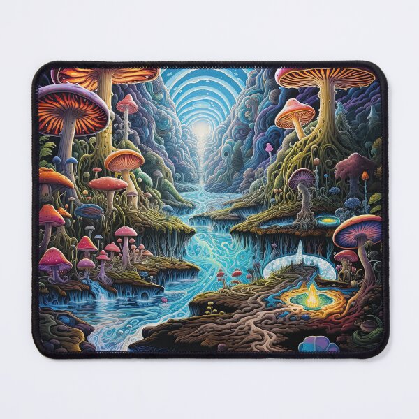 Item preview, Trippy Water Mushroom art designed and sold by jaredmcwhae.