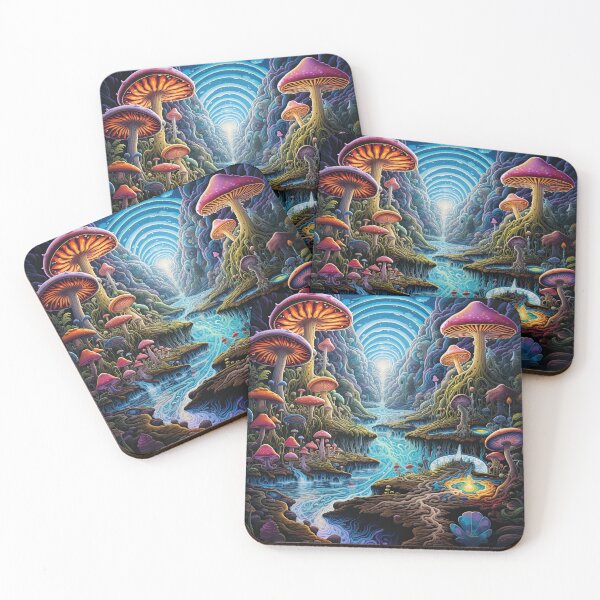 Item preview, Trippy Water Mushroom art designed and sold by jaredmcwhae.