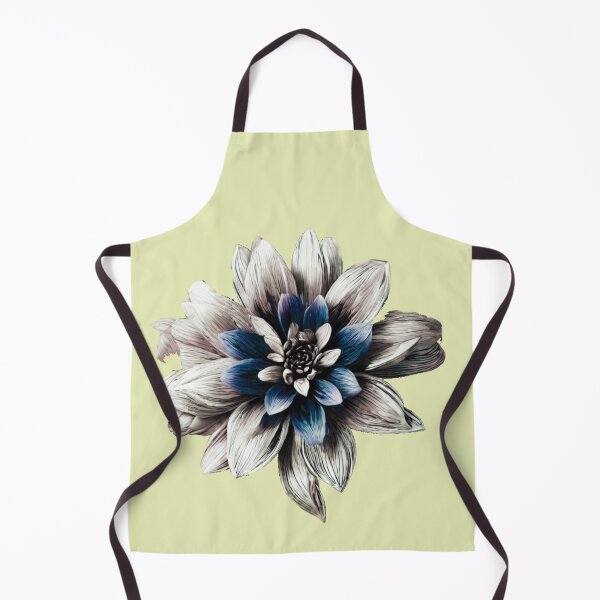 Item preview, Pastel Single Flower in Silver grey & blue Mixed sketch Paint Pattern Design designed and sold by Md Rashid  Hasan.
