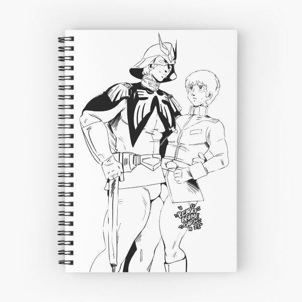 Artikelvorschau, Charmuro Amuro Ray Char Aznable Mobile Suit Gundam Yaoi Fujoshi Mecha Art entworfen und verkauft von MadAnglerPress.