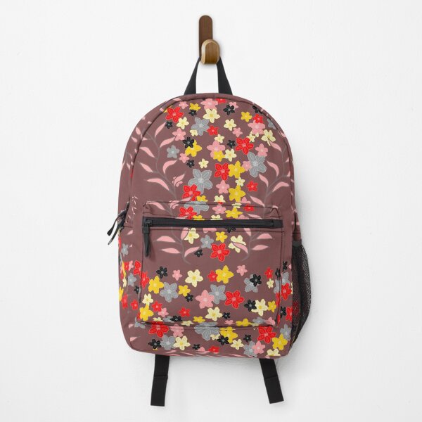 Item preview, Dusky Purple, red black and gold flowers designed and sold by SerahO.