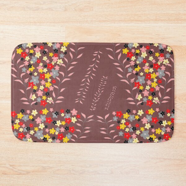 Item preview, Dusky Purple, red black and gold flowers designed and sold by SerahO.
