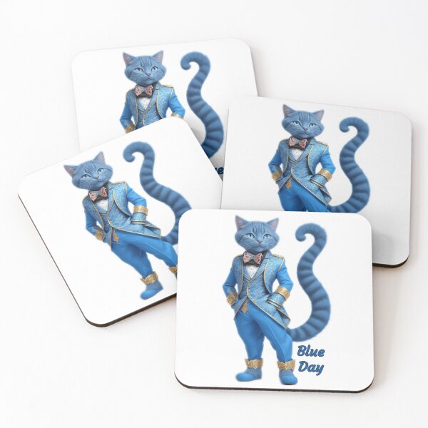 Item preview, Blue cat, blue day designed and sold by Glamalt.
