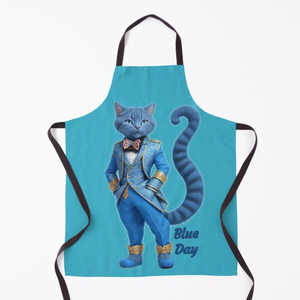 Item preview, Blue cat, blue day designed and sold by Glamalt.