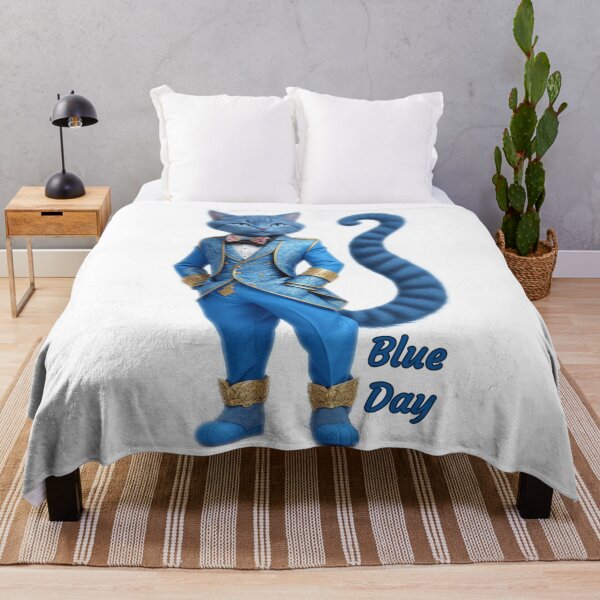 Item preview, Blue cat, blue day designed and sold by Glamalt.