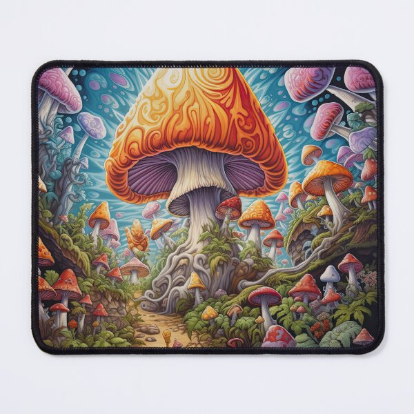 Item preview, Trippy Psychedelic Sky Mushroom art designed and sold by jaredmcwhae.