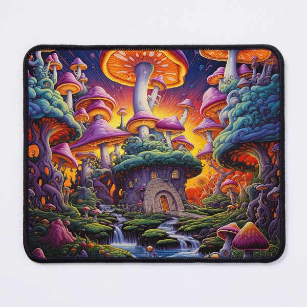 Item preview, Trippy Psychedelic Night Mushroom art designed and sold by jaredmcwhae.