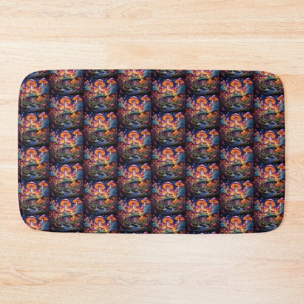 Item preview, Trippy Psychedelic Night Mushroom art designed and sold by jaredmcwhae.