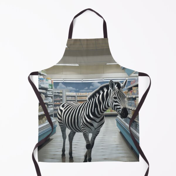 Item preview, Zebra in a Grocery Store designed and sold by Shannon Hilson.