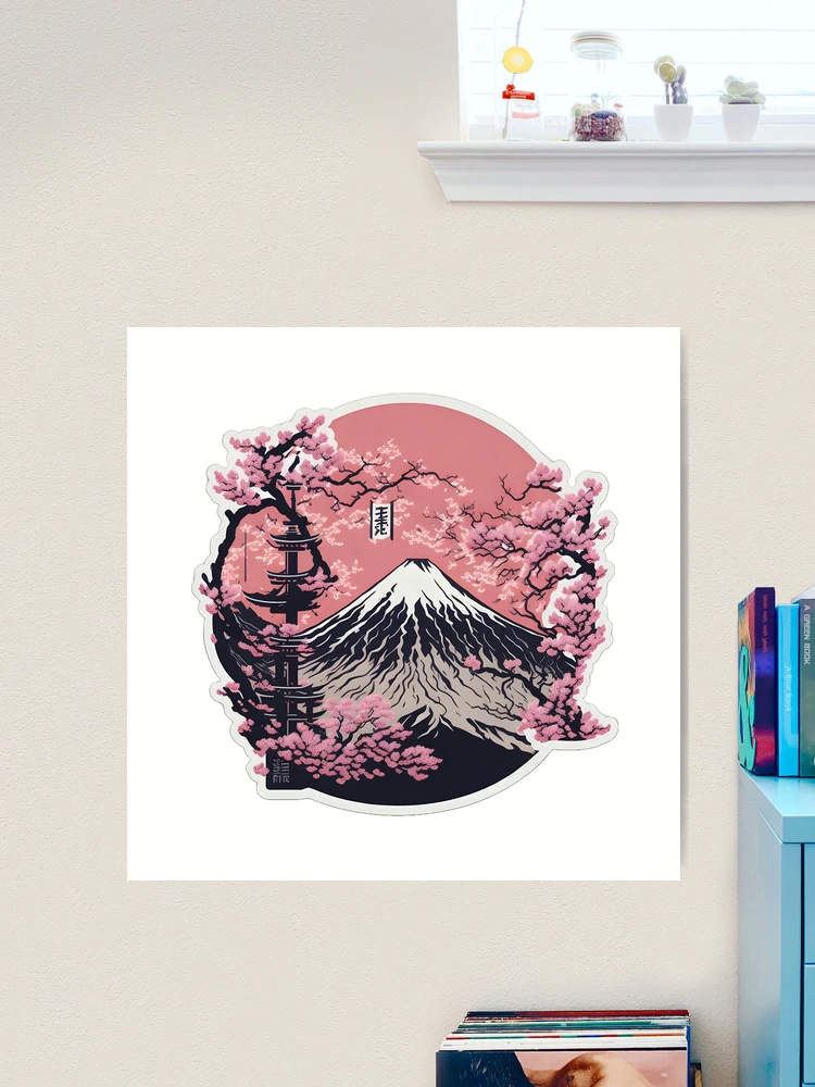 Mt. Fuji with Cherry Blossom | Art Print