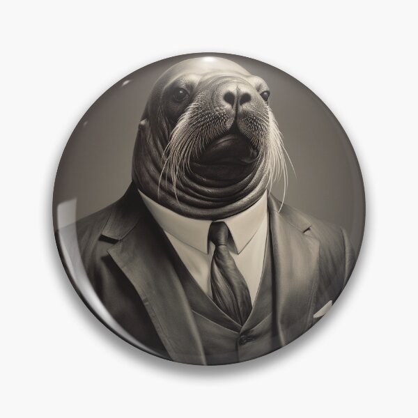 Item preview, Walrus in Business Suit Art designed and sold by redstar19.