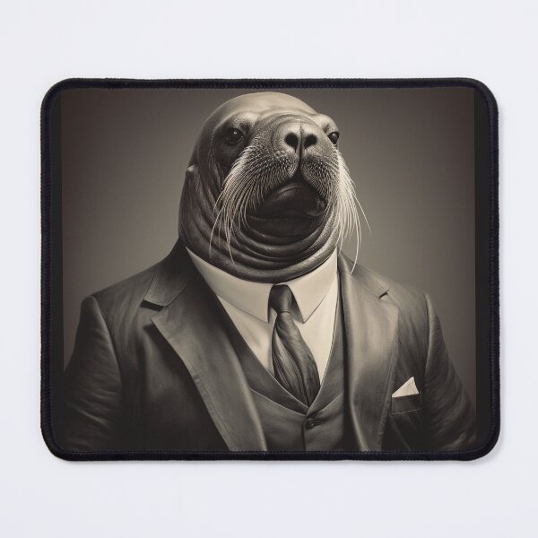 Item preview, Walrus in Business Suit Art designed and sold by redstar19.