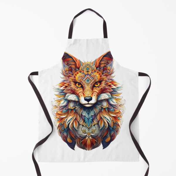 Item preview, Fox in colourful mandala art style designed and sold by Trendy-Artistry.