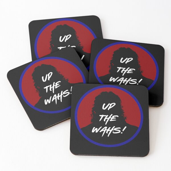 Item preview, UP THE WAHS! - Blue/red/black  designed and sold by wahsfanart.