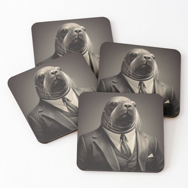 Item preview, Walrus in Business Suit Art designed and sold by redstar19.