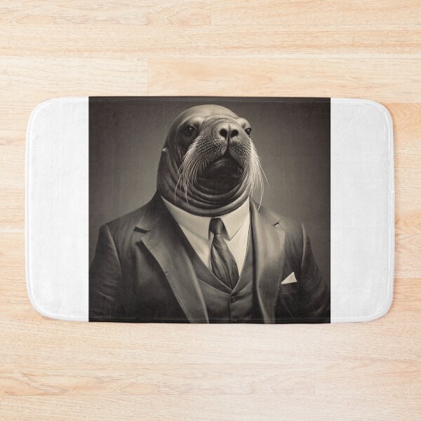 Item preview, Walrus in Business Suit Art designed and sold by redstar19.