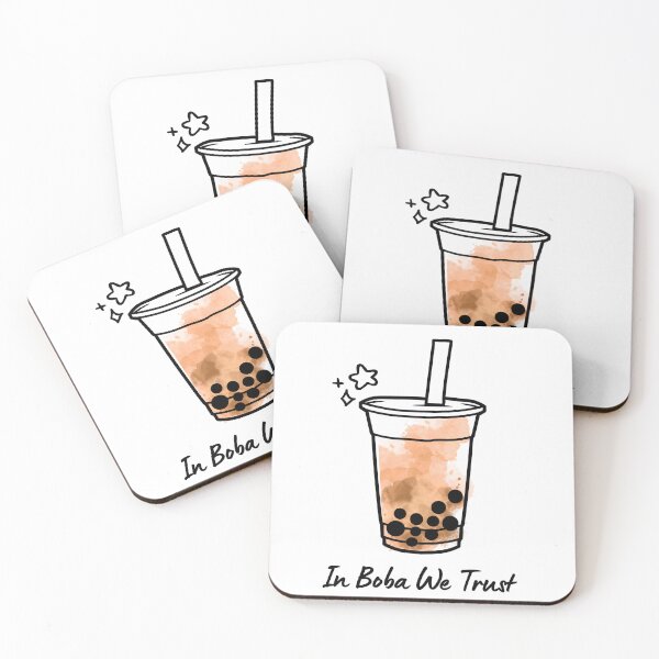 Item preview, In Boba We Trust designed and sold by WhitepaperStyle.