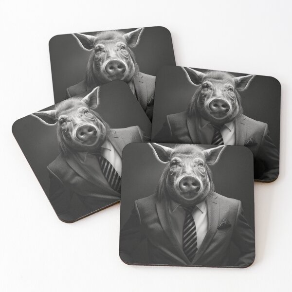Item preview, Warthog in Suit Art  designed and sold by redstar19.