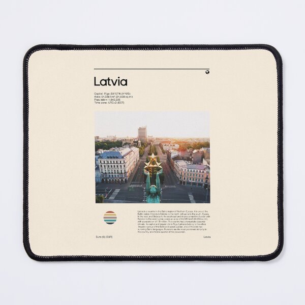 Item preview, Visita Letonia (Cartel de viaje) designed and sold by RabbitK.