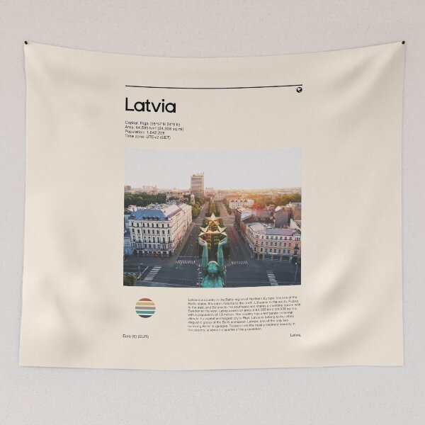 Item preview, Visit Latvia (Travel poster) designed and sold by RabbitK.