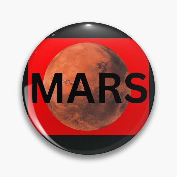 Item preview, ( MARS MISSION BADGE) GET READY, SPACE CONS ARE COMING! THIS IS MY FINAL VERSION  (BADGE STYLE)  designed and sold by IORODAN.