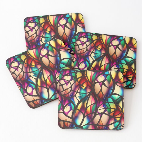 Item preview, seamless stained glass visual art,   designed and sold by run-rotee.